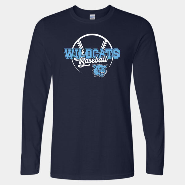 Baseball - Softstyle® Long Sleeve T-Shirt Thumbnail