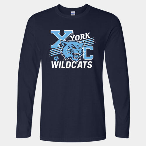 Cross Country - Softstyle® Long Sleeve T-Shirt Thumbnail