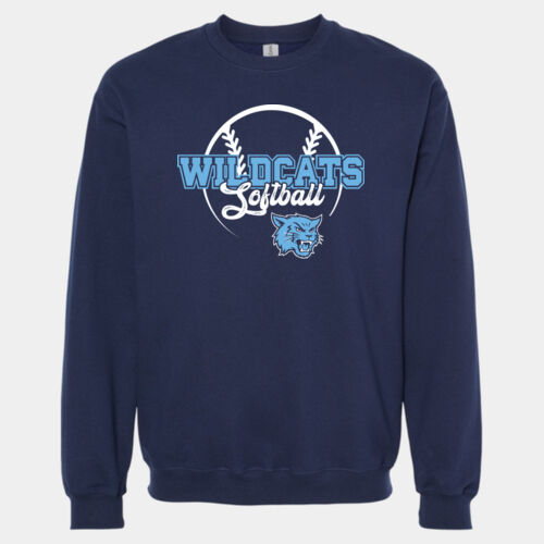 Softball - Softstyle® Midweight Crewneck Sweatshirt Thumbnail