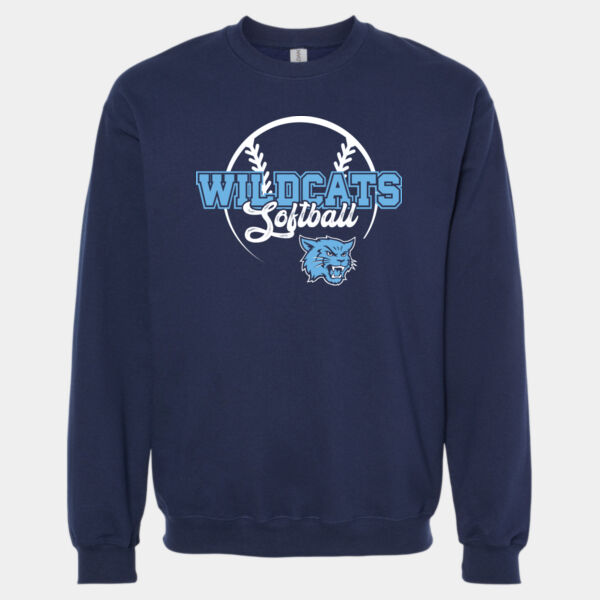 Softball - Softstyle® Midweight Crewneck Sweatshirt Thumbnail