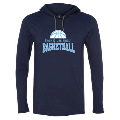 Unified - Softstyle® Lightweight Hooded Long Sleeve T-Shirt Thumbnail