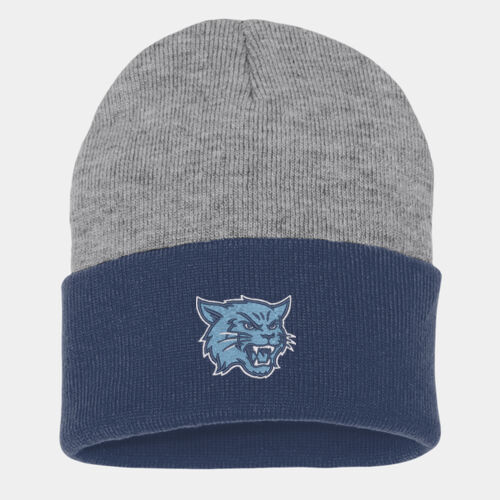   - Colorblocked 12" Cuffed Beanie Thumbnail