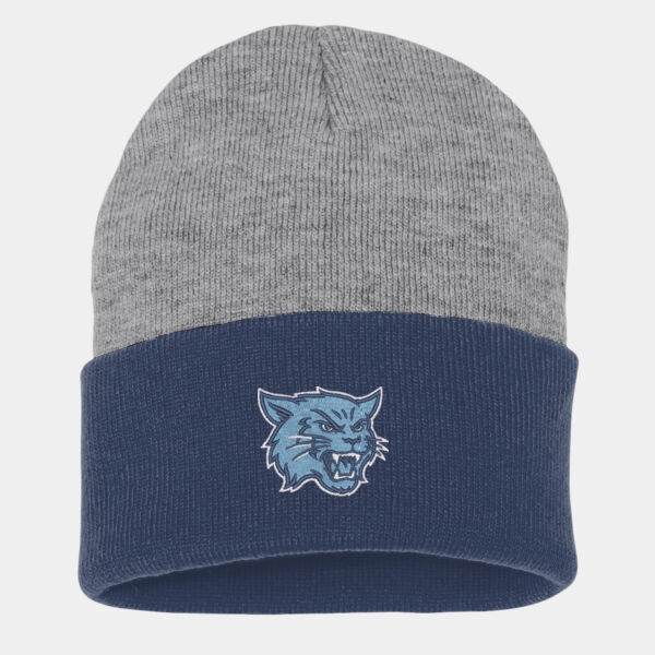   - Colorblocked 12" Cuffed Beanie Thumbnail