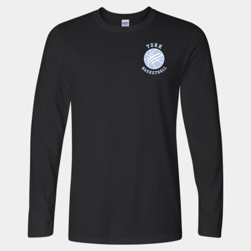 BASKETBALL.   - Softstyle® Long Sleeve T-Shirt Thumbnail