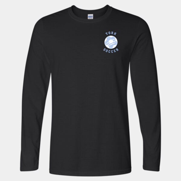 SOCCER      - Softstyle® Long Sleeve T-Shirt Thumbnail