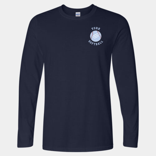 SOFTBALL      - Softstyle® Long Sleeve T-Shirt Thumbnail