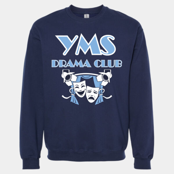 DRAMA CLUB - Softstyle® Midweight Crewneck Sweatshirt Thumbnail