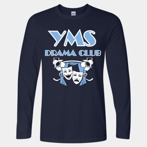 DRAMA CLUB - Softstyle® Long Sleeve T-Shirt Thumbnail