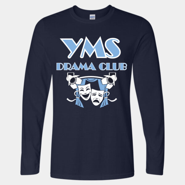 DRAMA CLUB - Softstyle® Long Sleeve T-Shirt Thumbnail