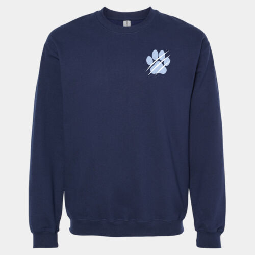 WILDCAT PAW PRINT - Softstyle® Midweight Crewneck Sweatshirt Thumbnail