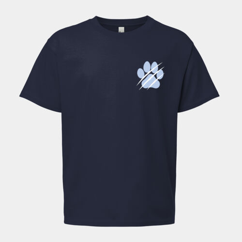 WILDCAT PAW PRINT - Softstyle® Youth T-Shirt Thumbnail