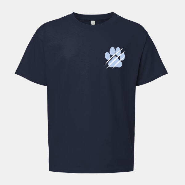 WILDCAT PAW PRINT - Softstyle® Youth T-Shirt Thumbnail