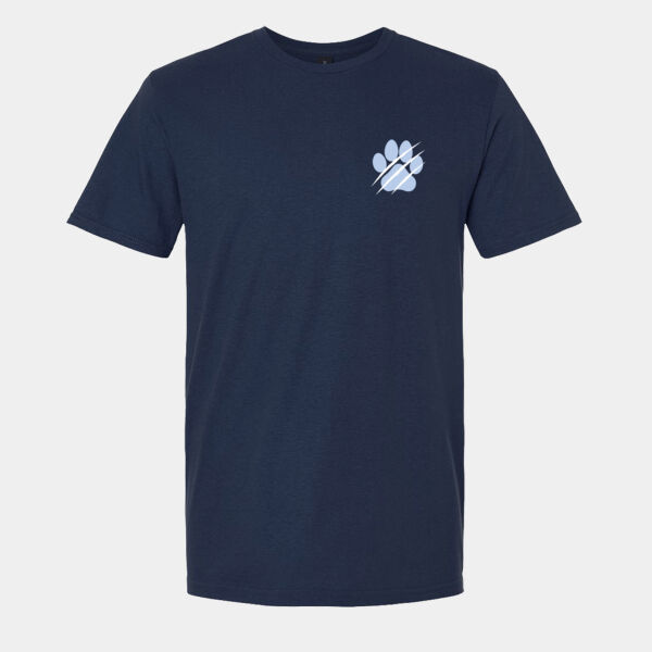 WILDCAT PAW PRINT - Softstyle® T-Shirt Thumbnail