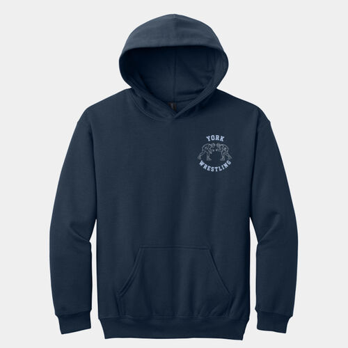 WRESTLING - Softstyle® Youth Midweight Fleece Hoodie Thumbnail