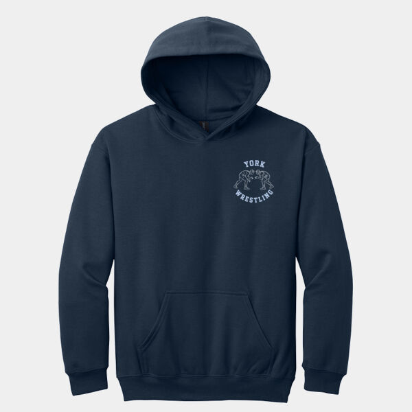 WRESTLING - Softstyle® Youth Midweight Fleece Hoodie Thumbnail
