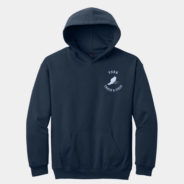 TRACK & FIELD - Softstyle® Youth Midweight Fleece Hoodie Thumbnail