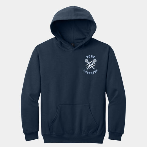 LACROSSE - Softstyle® Youth Midweight Fleece Hoodie Thumbnail