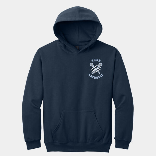 LACROSSE - Softstyle® Youth Midweight Fleece Hoodie Thumbnail