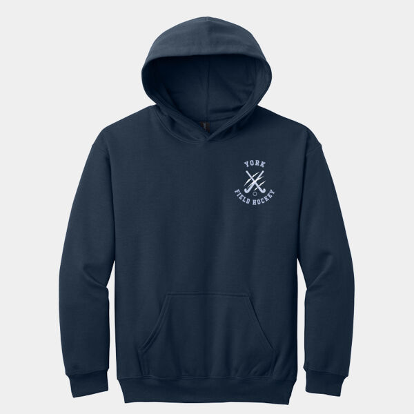 FIELD HOCKEY - Softstyle® Youth Midweight Fleece Hoodie Thumbnail
